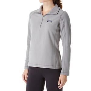 Patagonia Micro D Microfleece 1/4 Zip Pullover Womens Medium Flawed